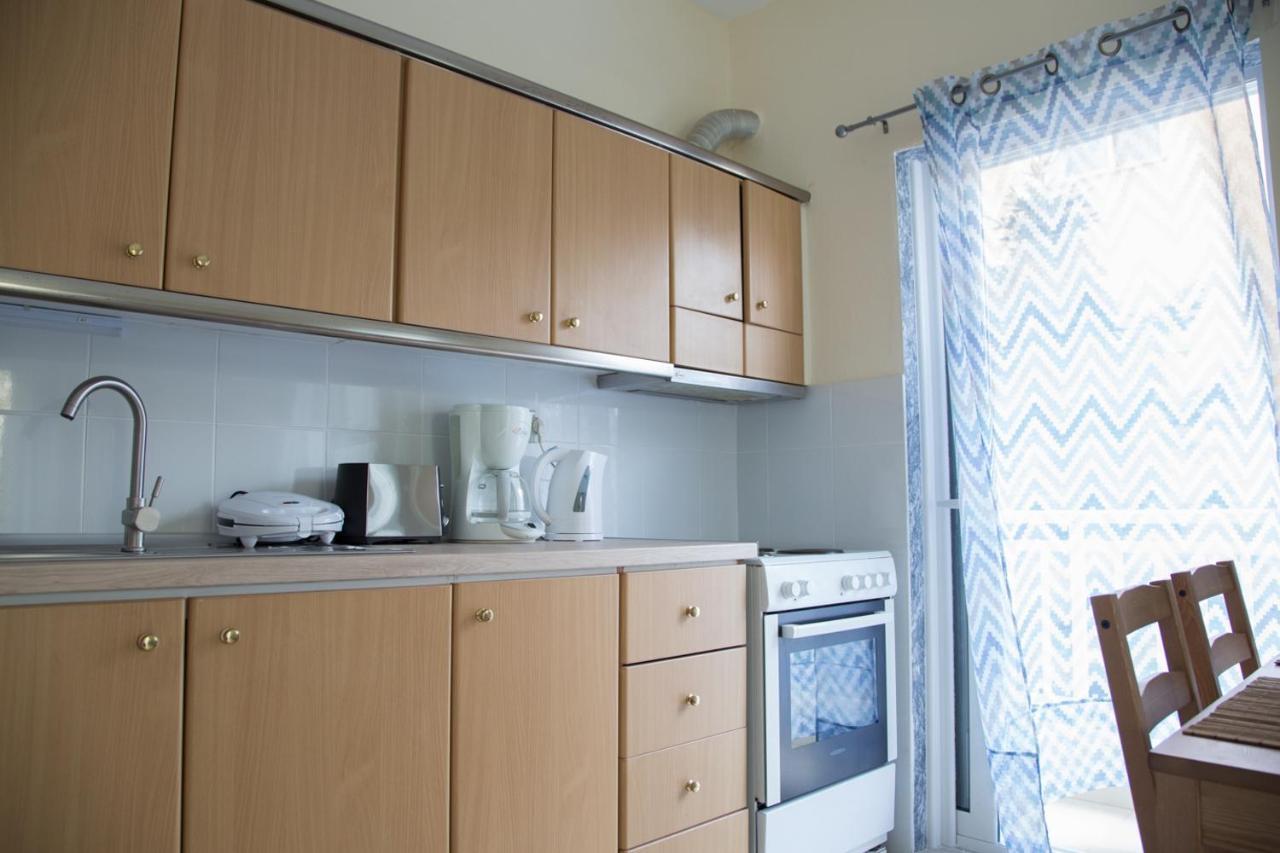Blue Theros Apartments Паралия Дионисиу Екстериор снимка